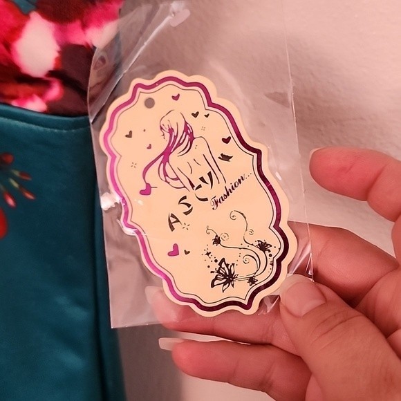 scy Y2K style floral mini dress NWT size small - Picture 6 of 16